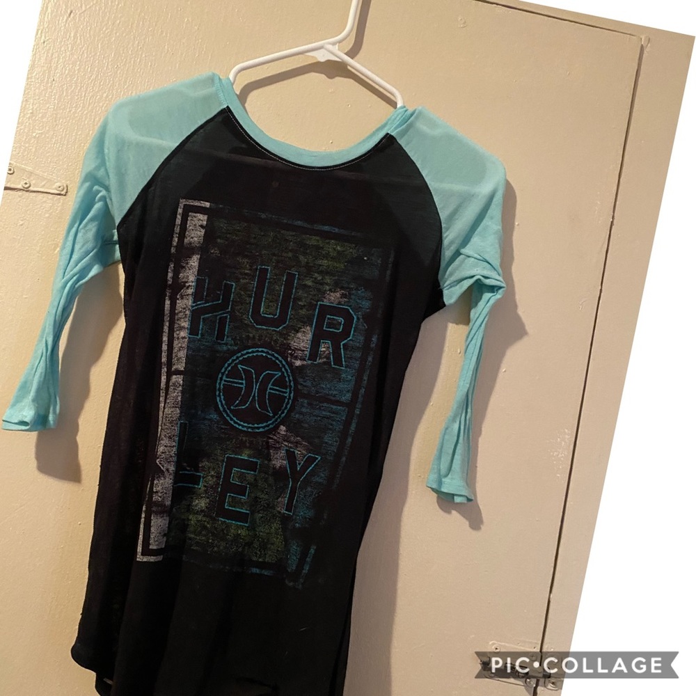 Hurley 3/4 quarter sleeve shirt